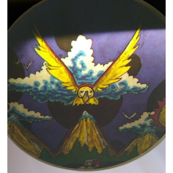 Grateful Dead Original Car Window Decal Flying Eagle Bird Over Country Mountain - Picture 1 of 4